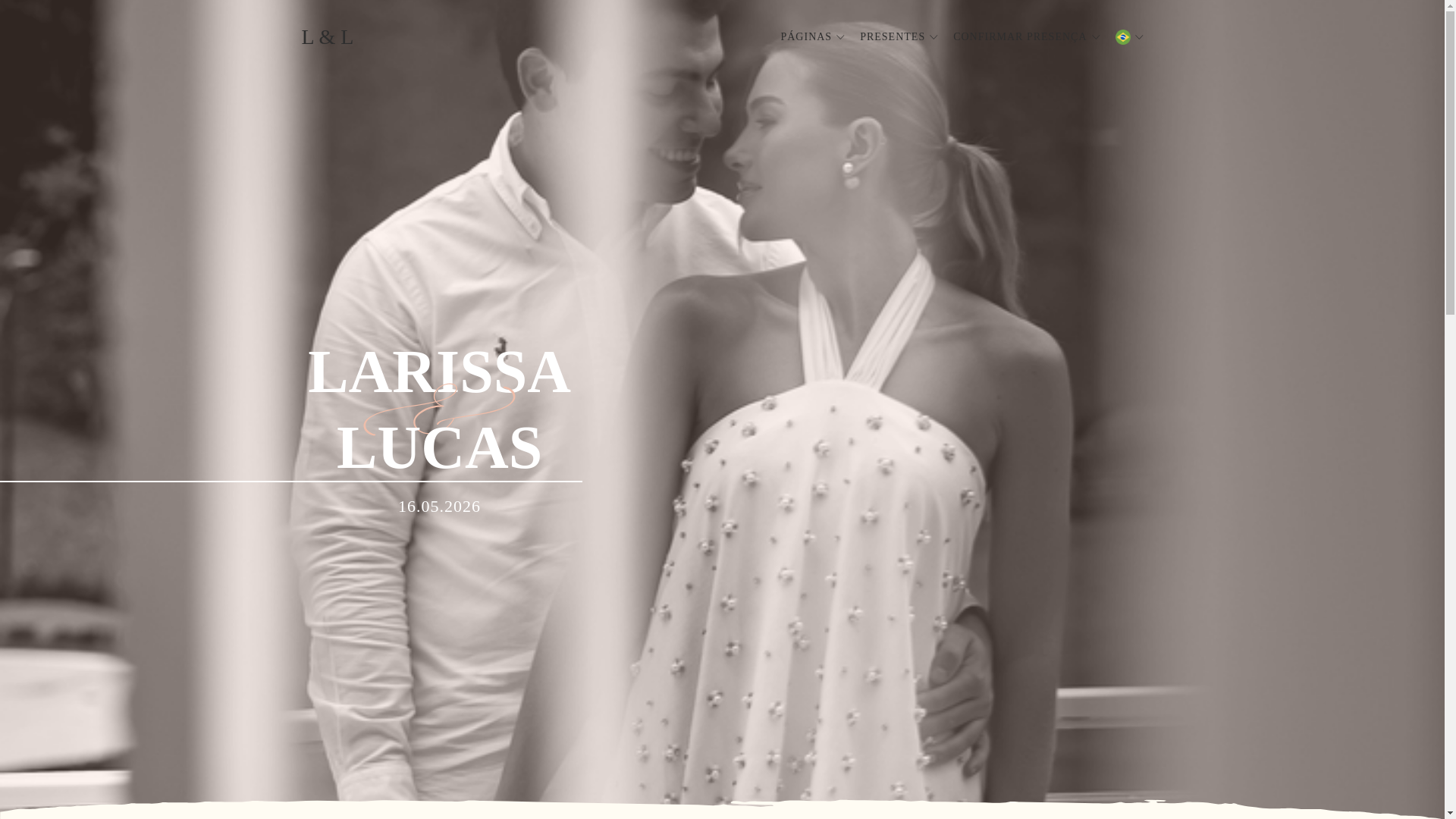 website screenshot of https://larissaelucashang.com/