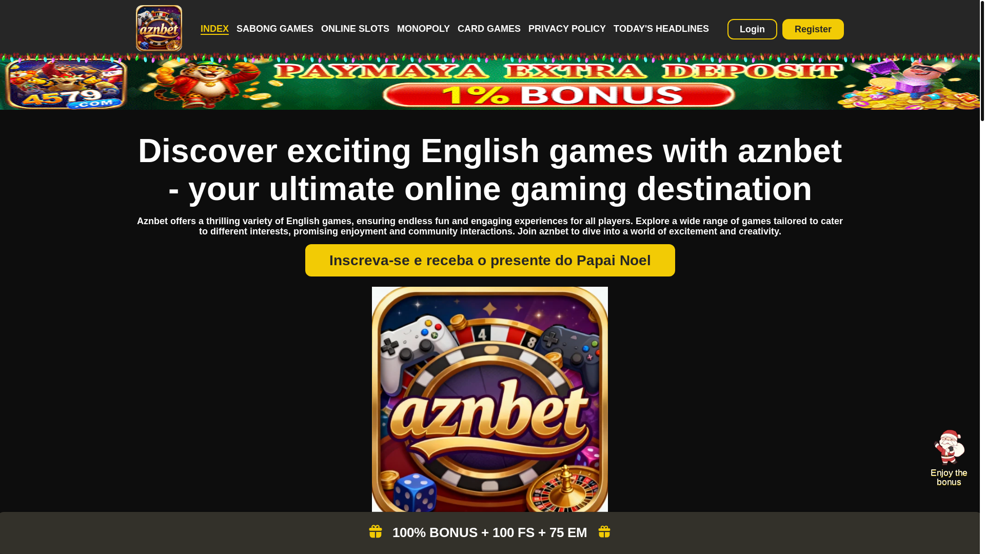 website screenshot of https://aznbetlogin.com/