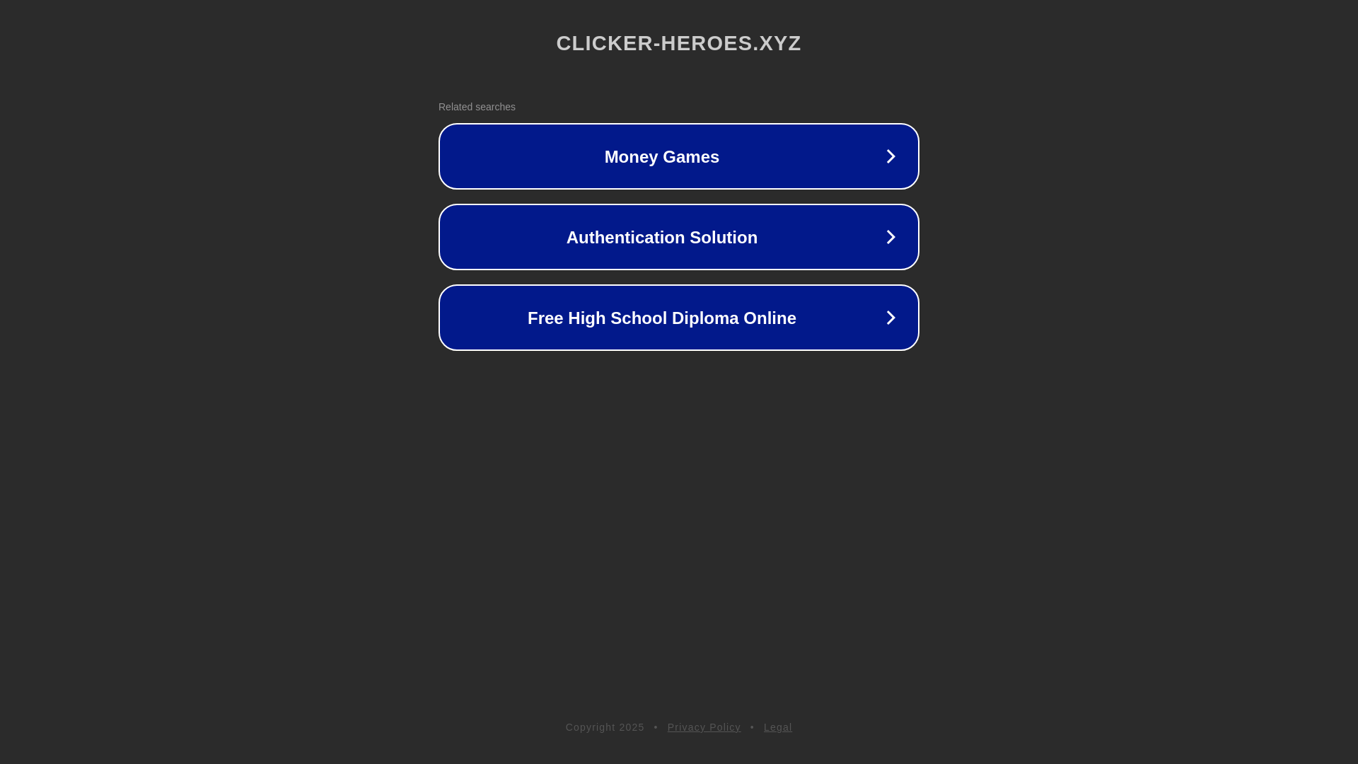 website screenshot of https://clicker-heroes.xyz/