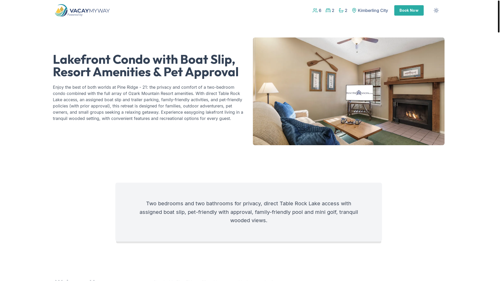 website screenshot of https://fishtrail.camp/