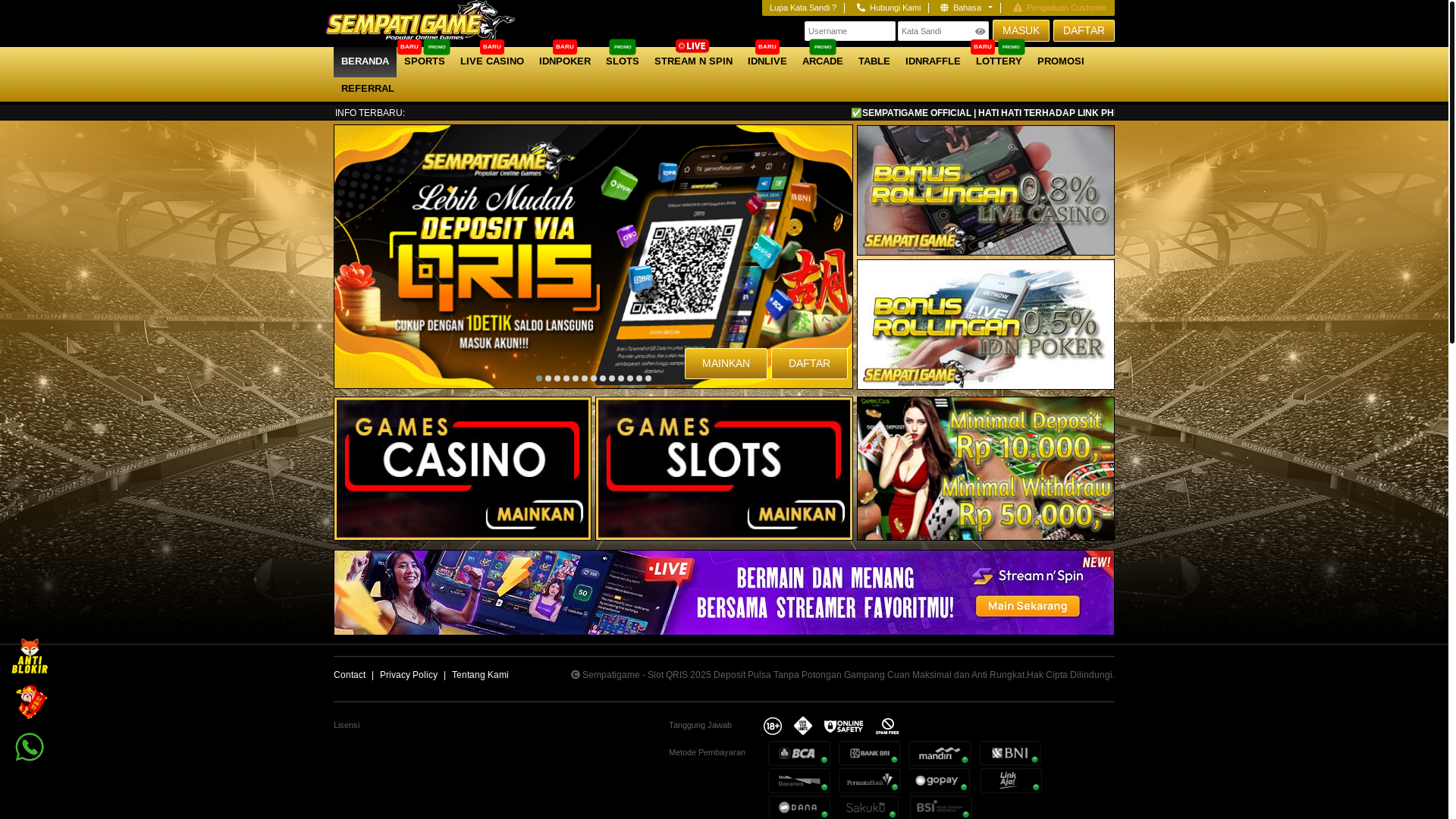 website screenshot of https://lamongan3.site/