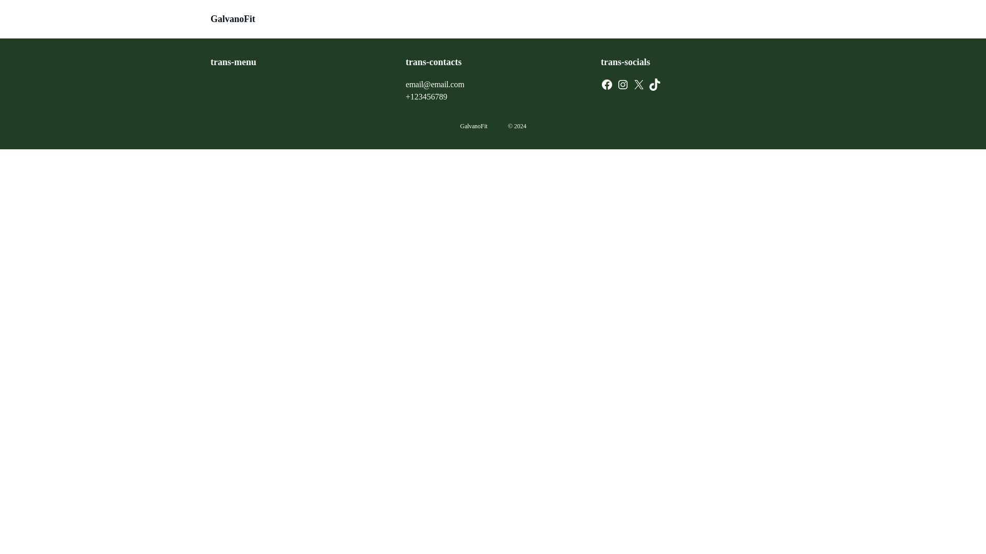 website screenshot of https://galvanofit.com/