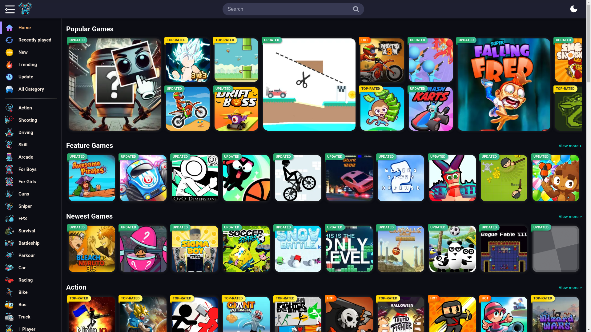 website screenshot of https://ant-games-pages.pages.dev/