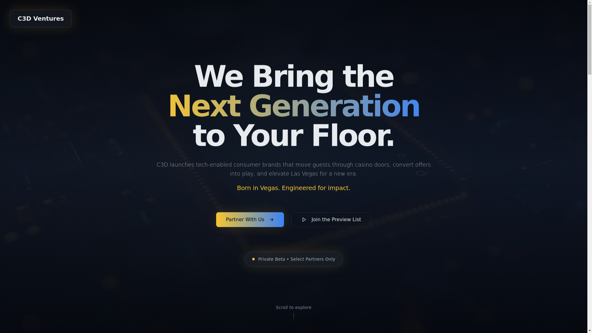 website screenshot of https://c3d-coming-soon.pages.dev/
