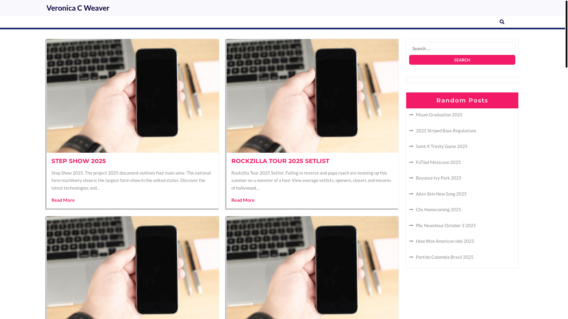 website screenshot of https://veronicacweaverk.pages.dev/