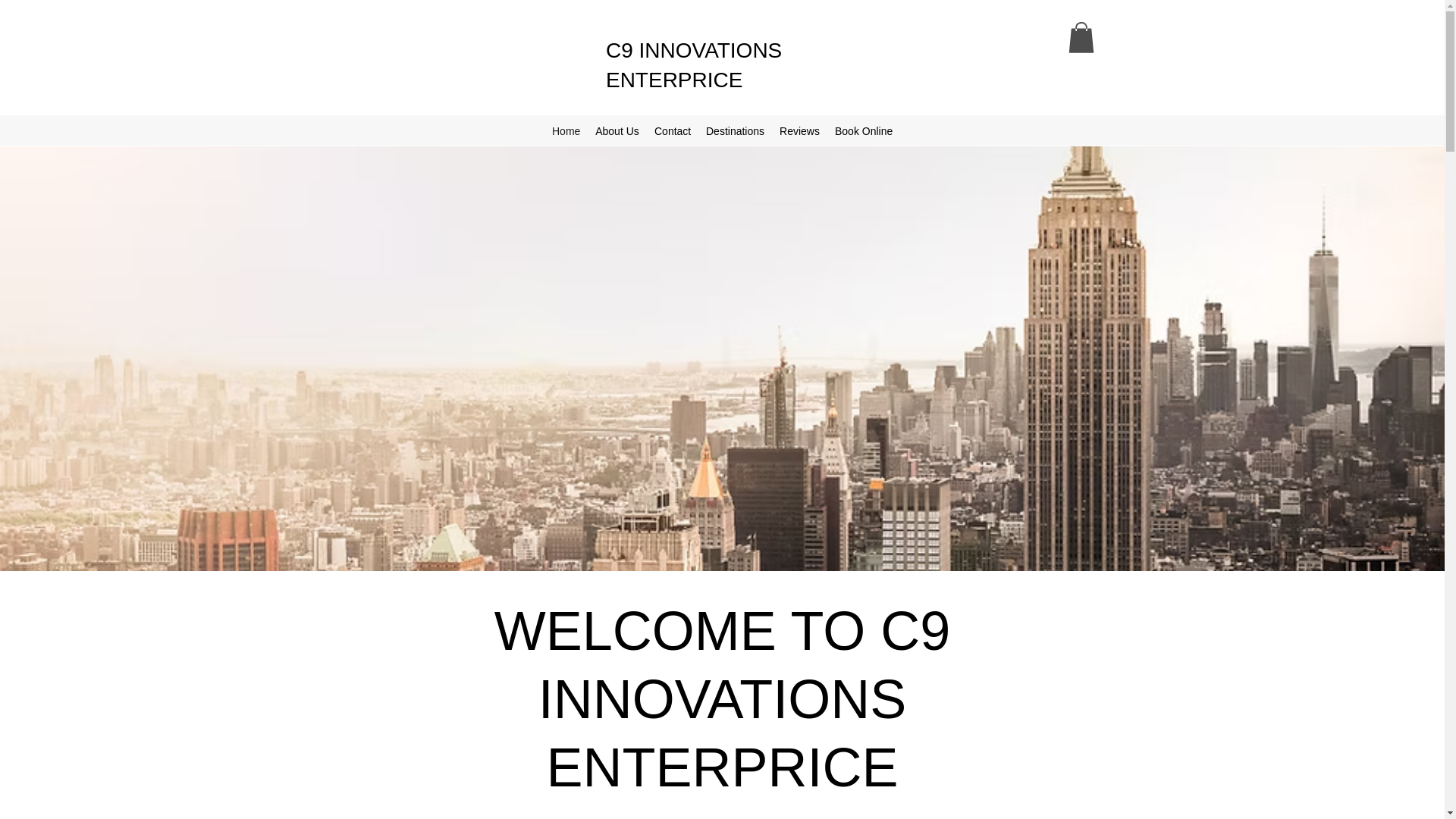 website screenshot of https://c9innovationsgh.com/