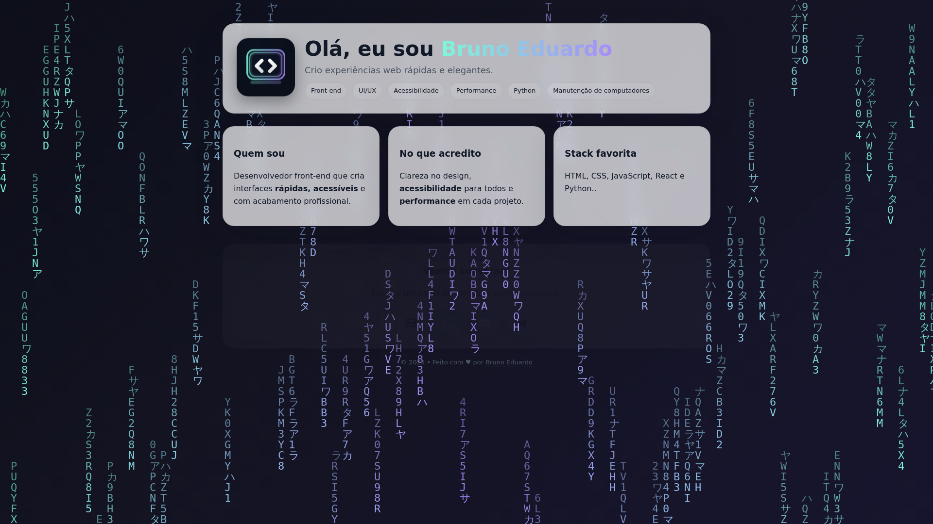 website screenshot of https://brunoeduardoamaraldarosa.pages.dev/