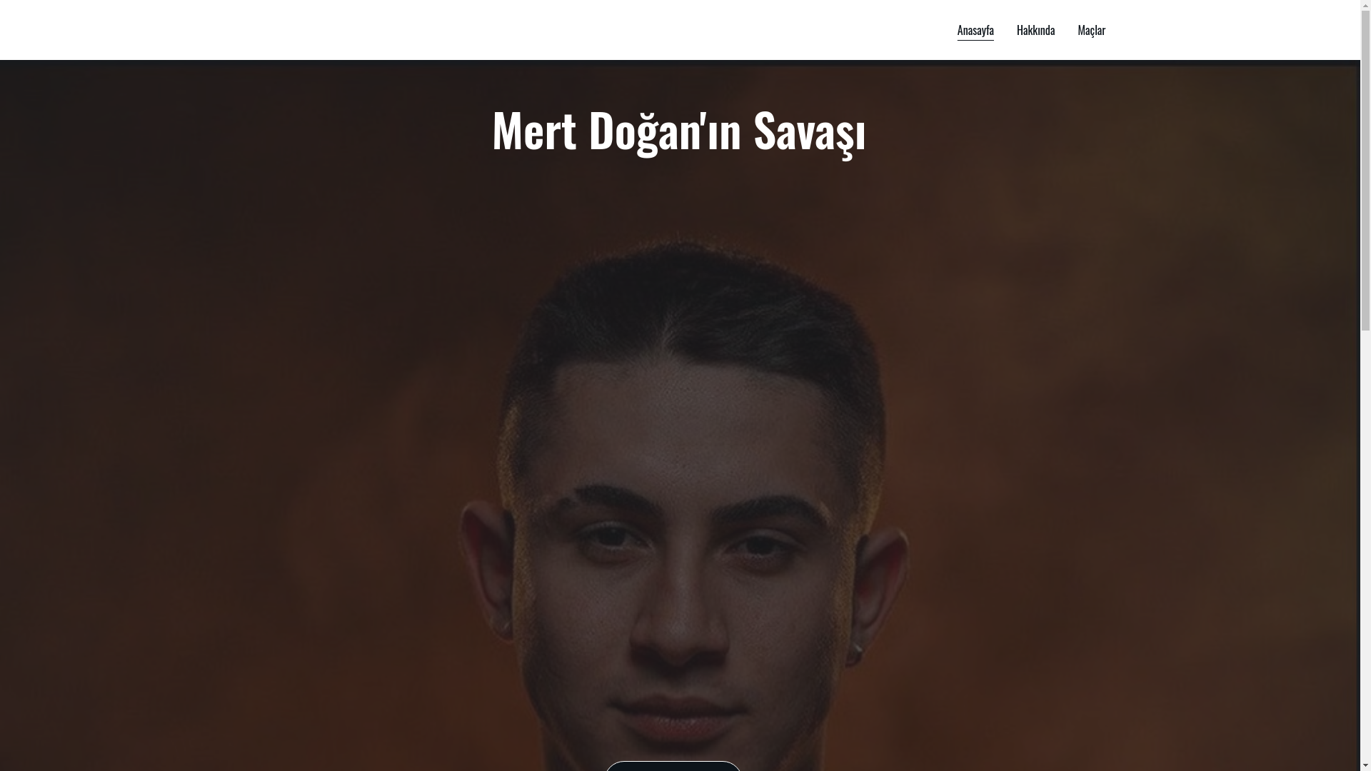 website screenshot of https://mertdogan.blog/