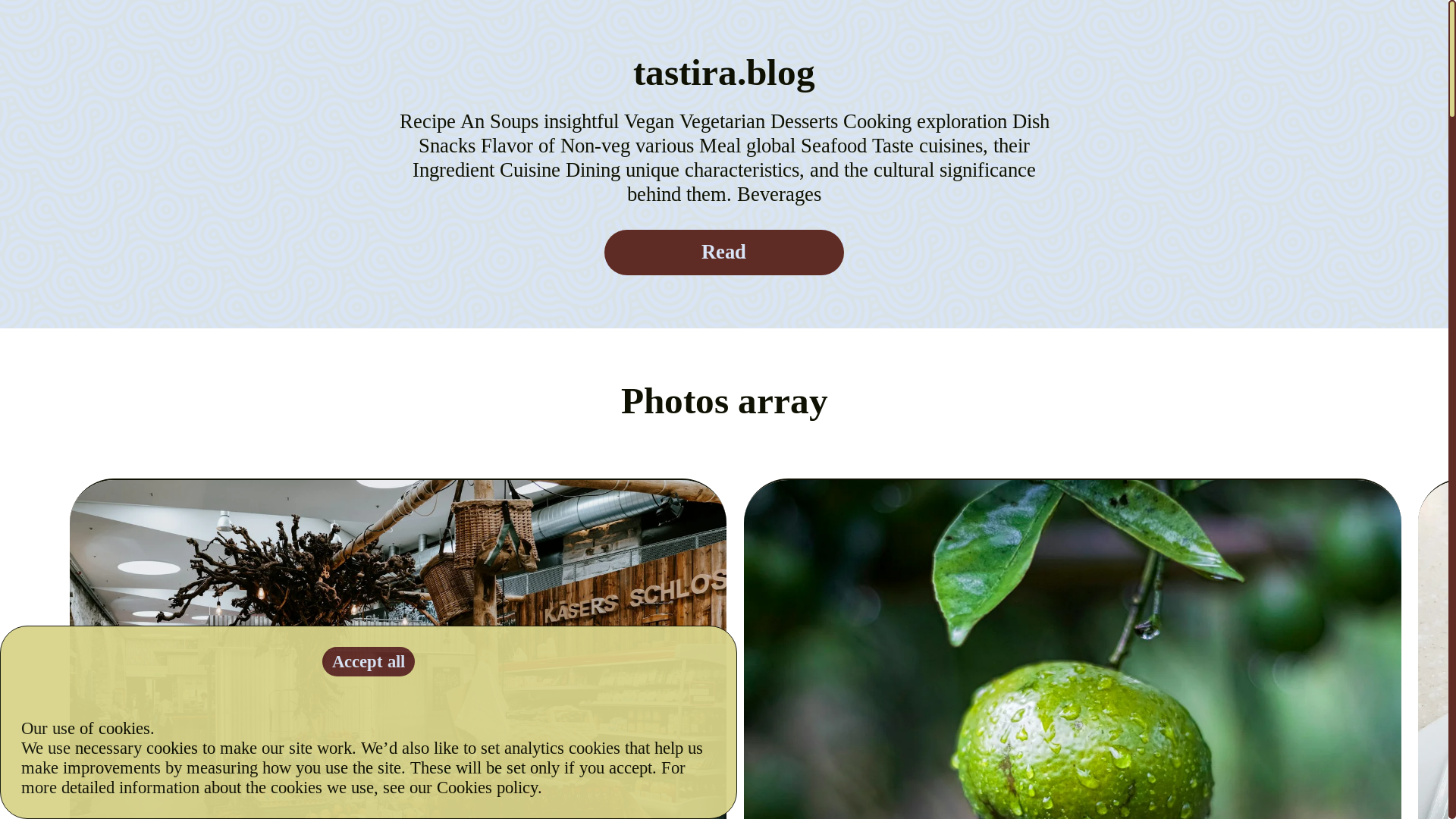 website screenshot of https://tastira.blog/