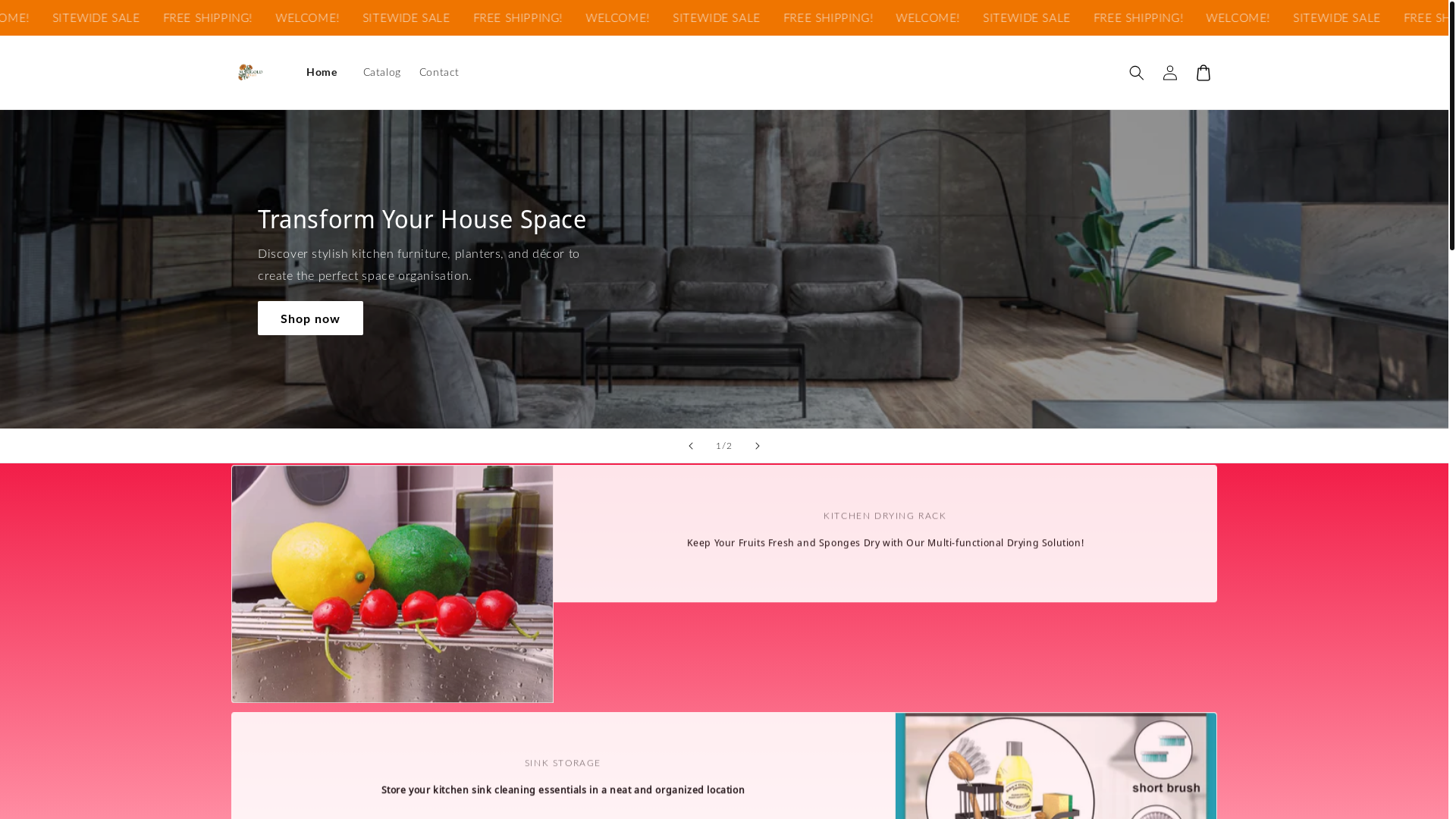website screenshot of https://themarigoldsingh.store/