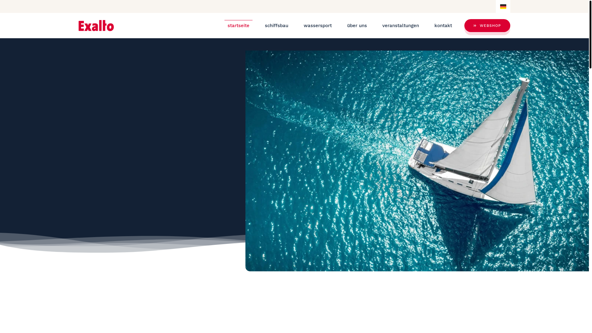 website screenshot of https://exalto-deutschland.de/