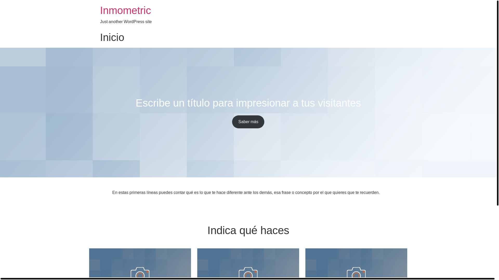 website screenshot of https://inmometric.es/