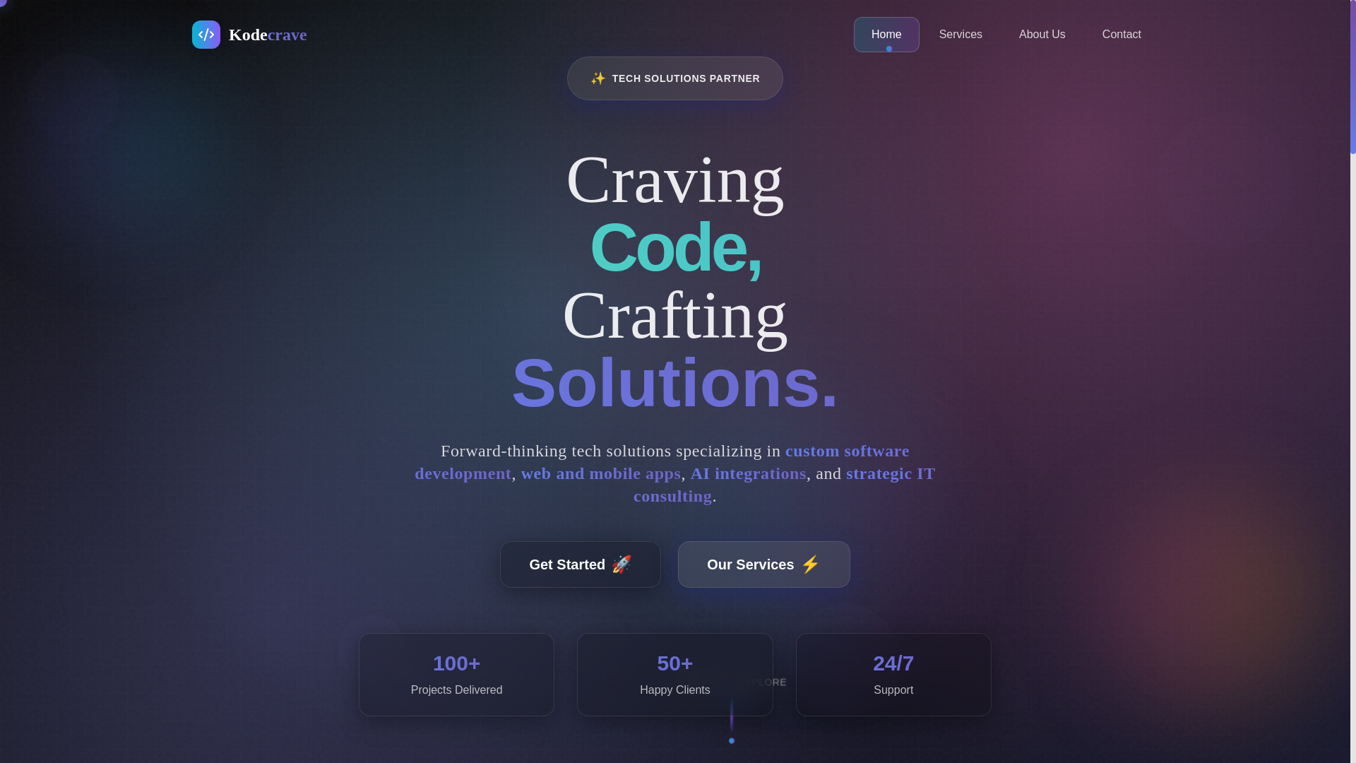 website screenshot of https://cravethekode.pages.dev/