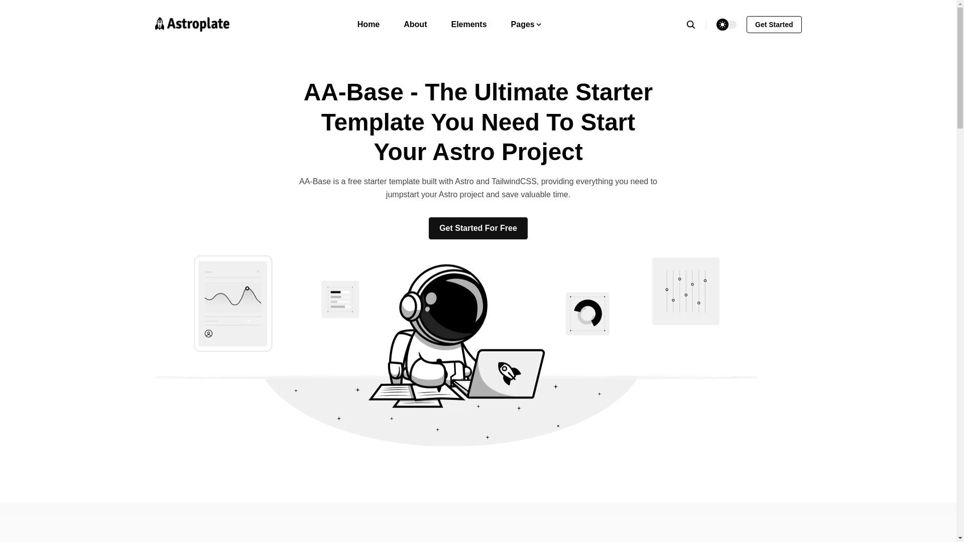 website screenshot of https://aa-base.pages.dev/