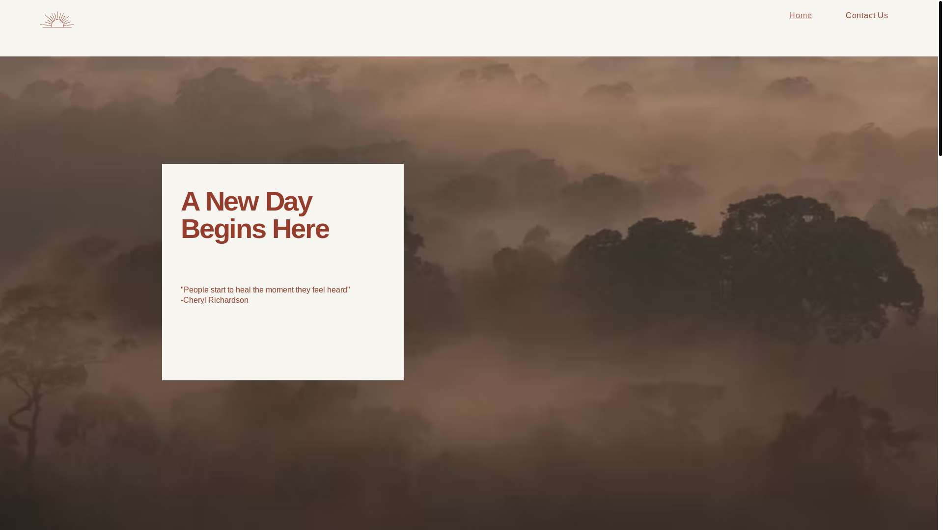 website screenshot of https://anewdaytraumatherapy.com/