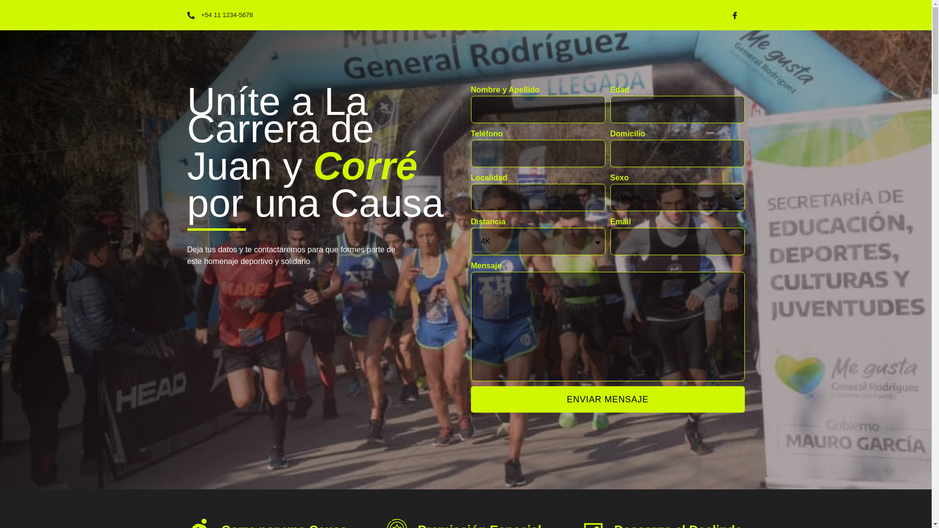 website screenshot of https://lacarreradejuan.com.ar/