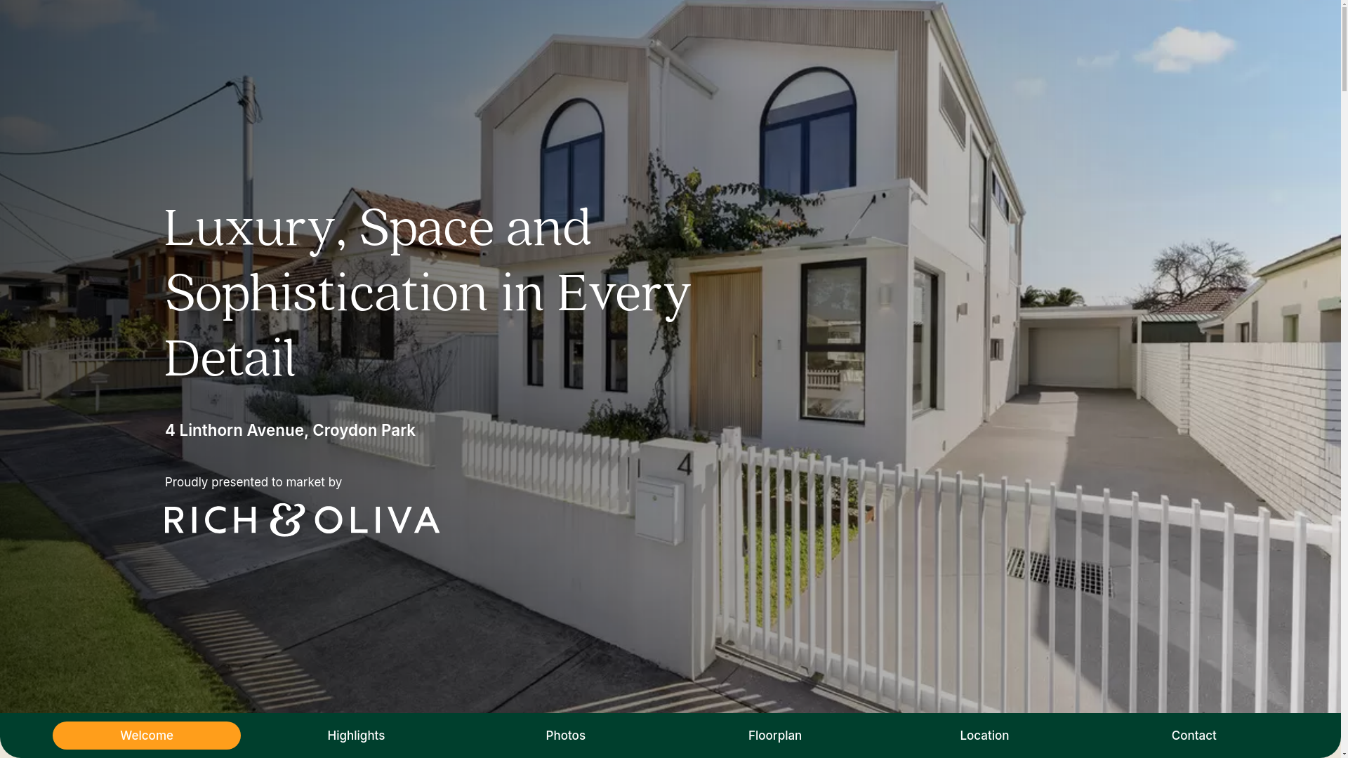 website screenshot of https://4linthornavenue.com/