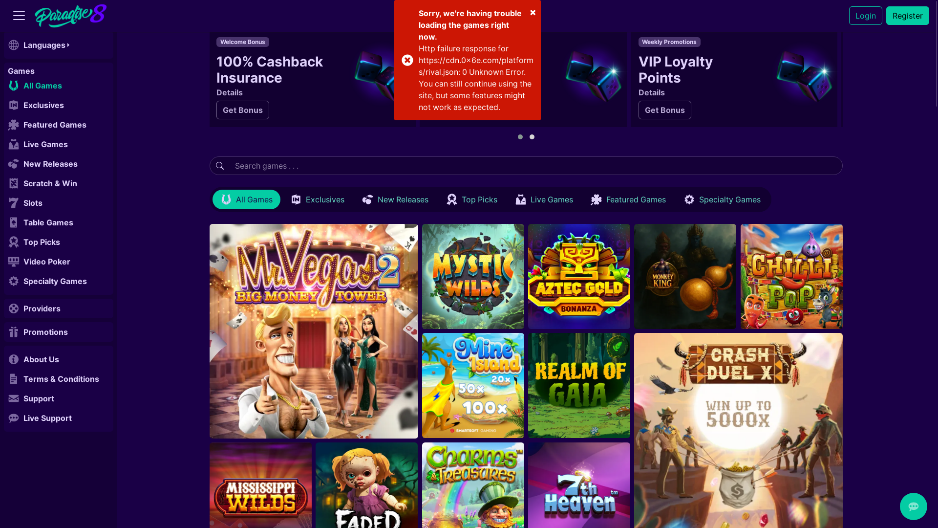 website screenshot of https://lobbyless-paradise8minreg.pages.dev/