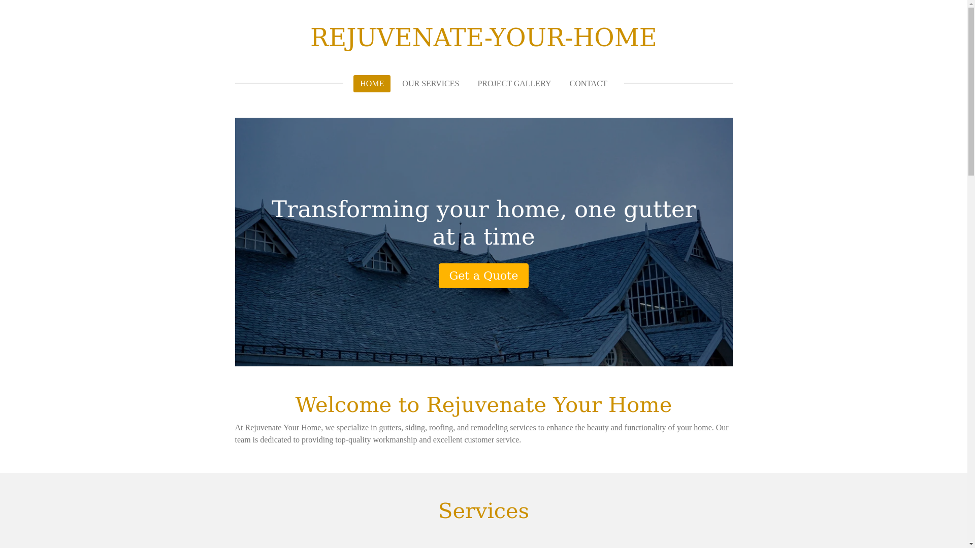 website screenshot of https://rejuvenate-your-home.com/