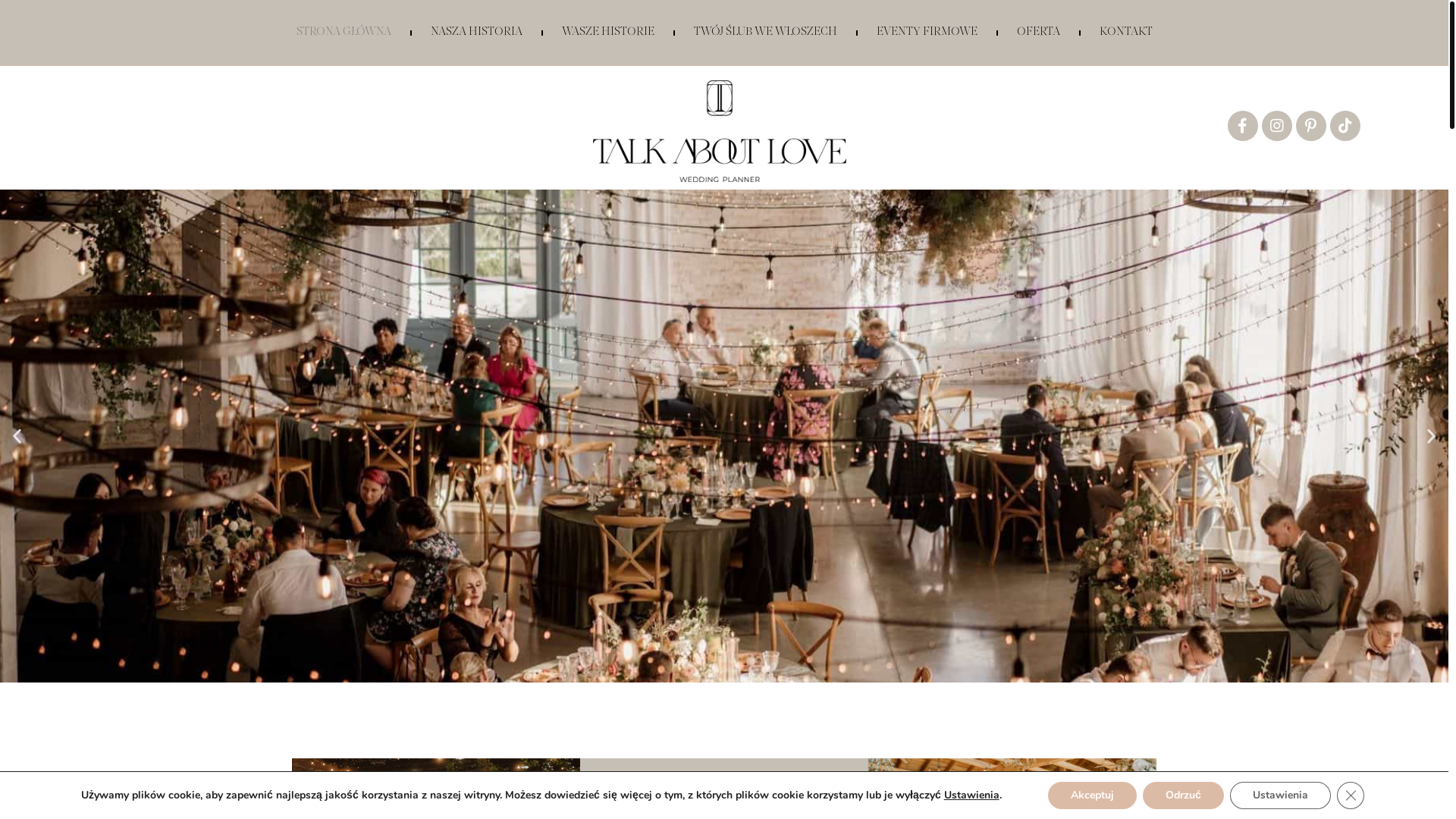 website screenshot of https://talkaboutlove.pl/