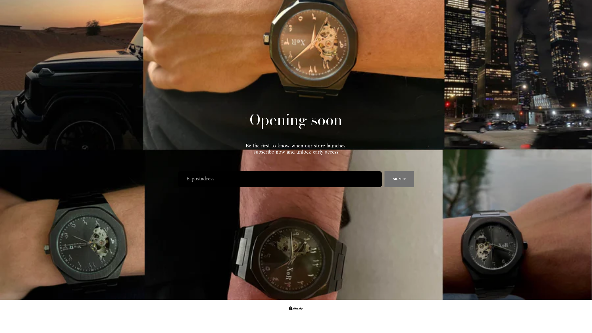 website screenshot of https://xorwatches.com/