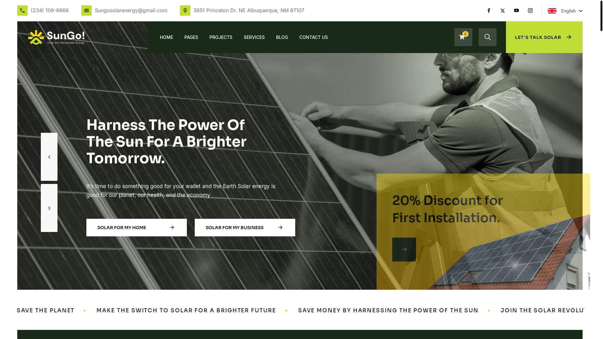 website screenshot of https://narmadatechnologies.net/