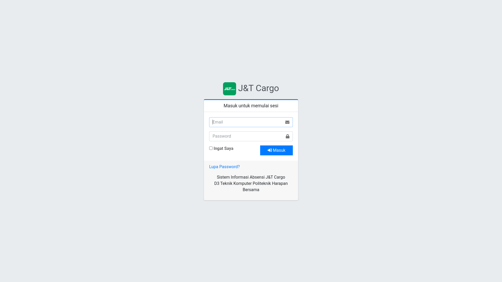website screenshot of https://absensimitra-jntcargo.cloud/