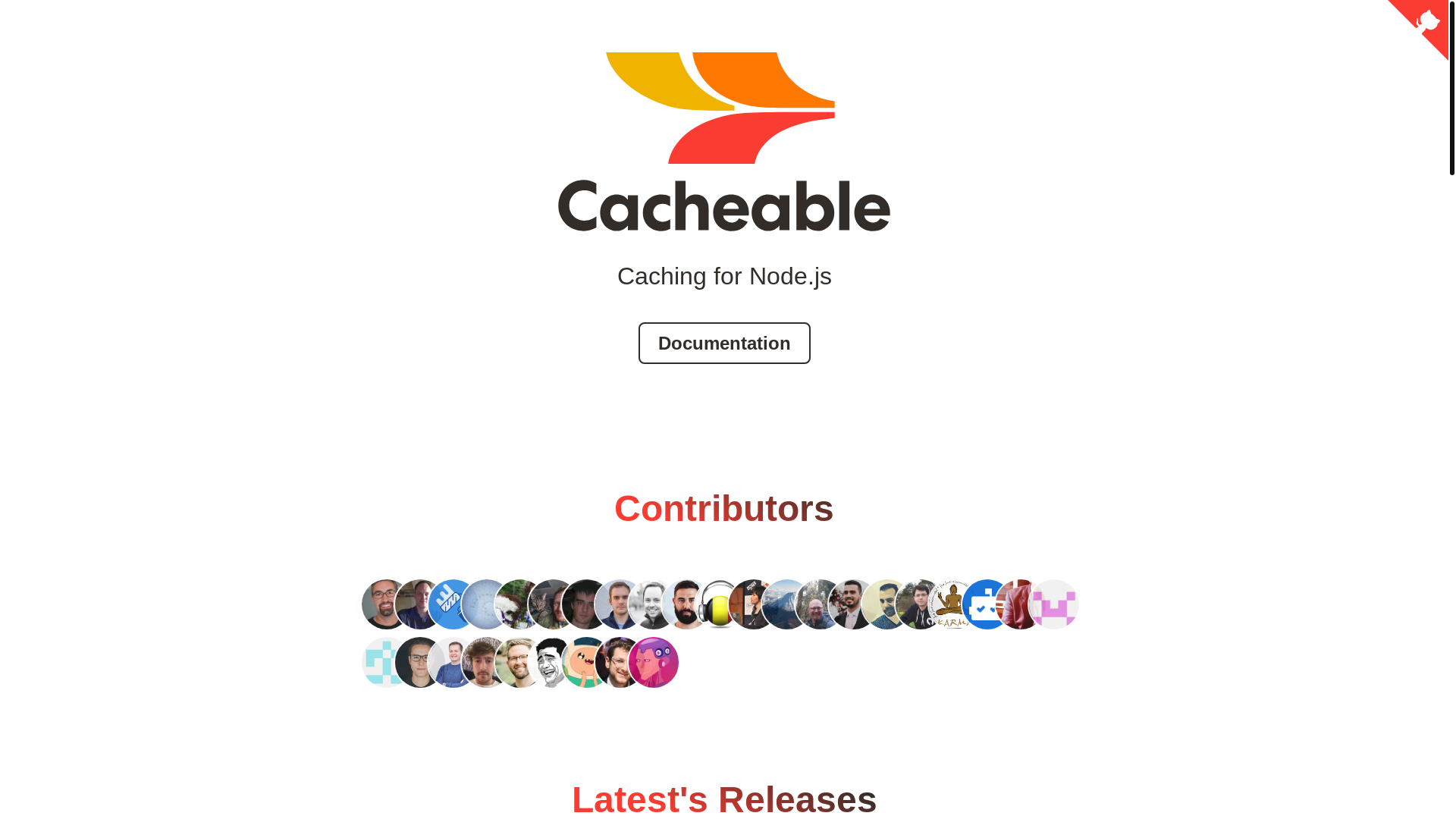 website screenshot of https://cacheableorg.pages.dev/