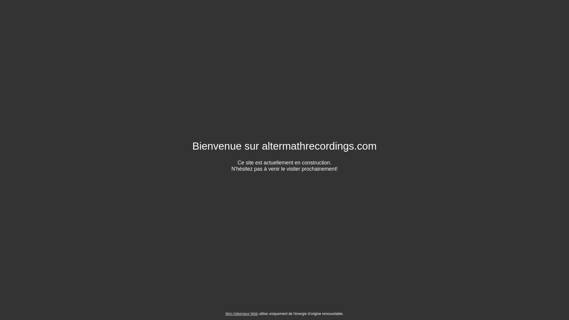 website screenshot of https://altermathrecordings.com/