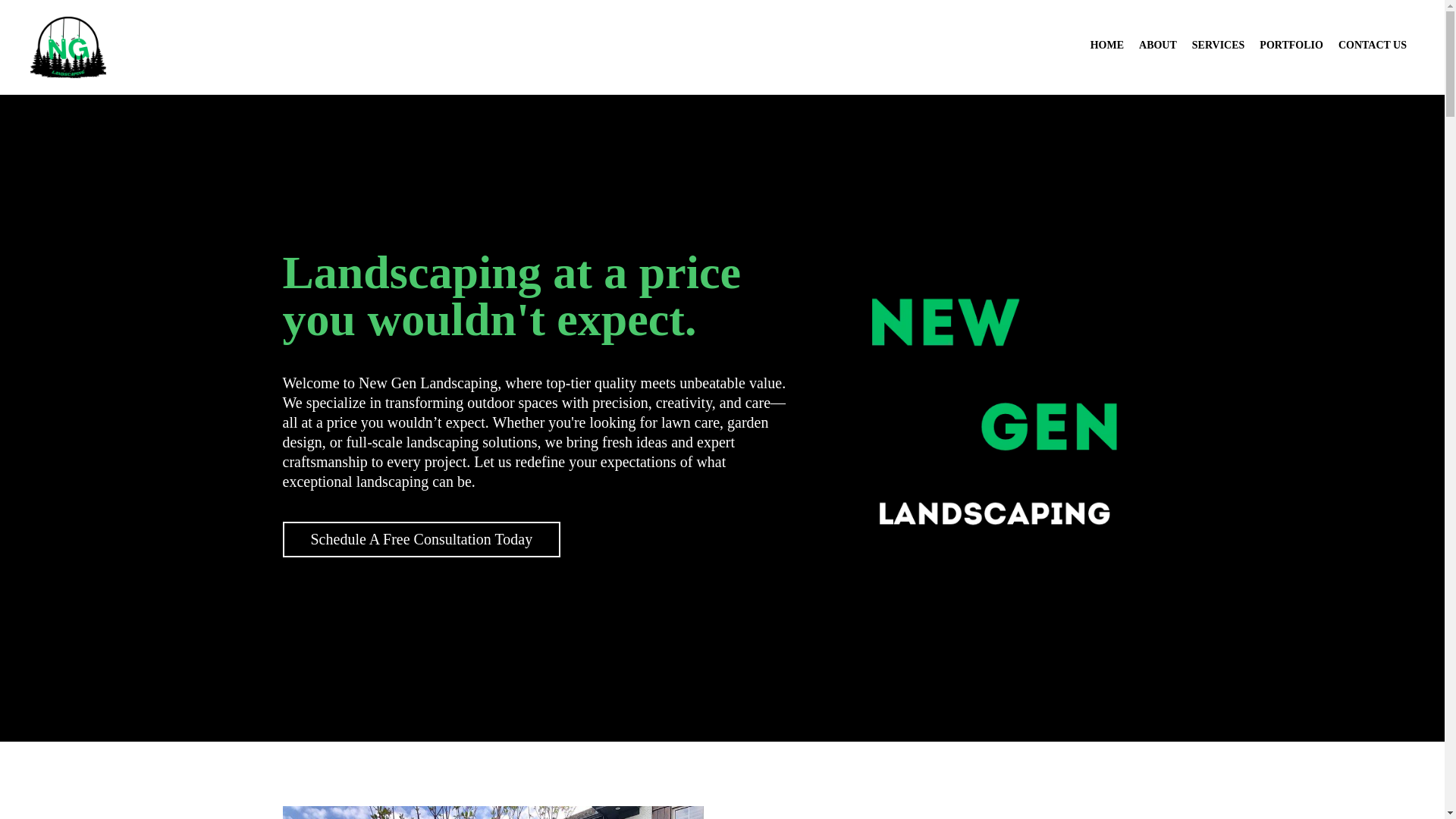 website screenshot of https://newgenlawncare.online/