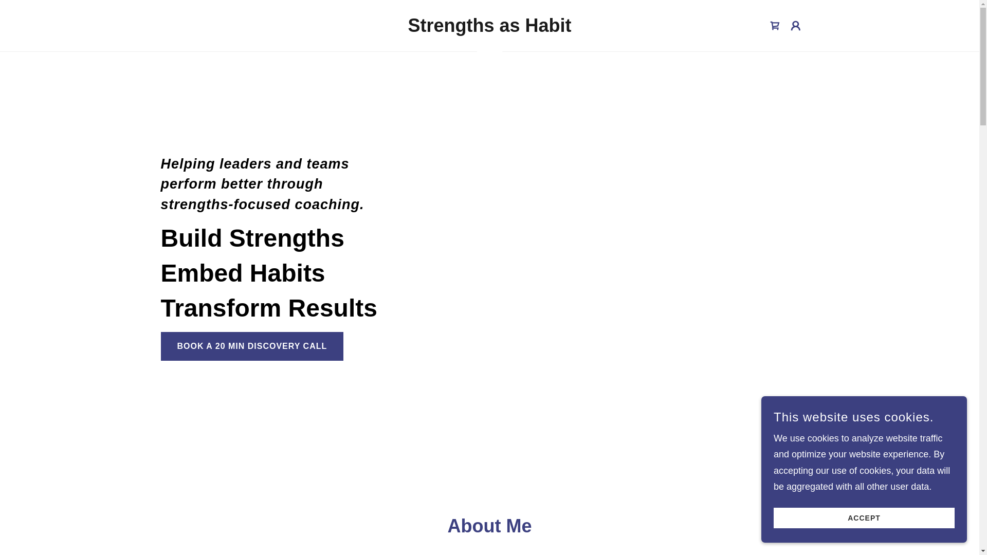 website screenshot of https://strengthsashabit.com.au/