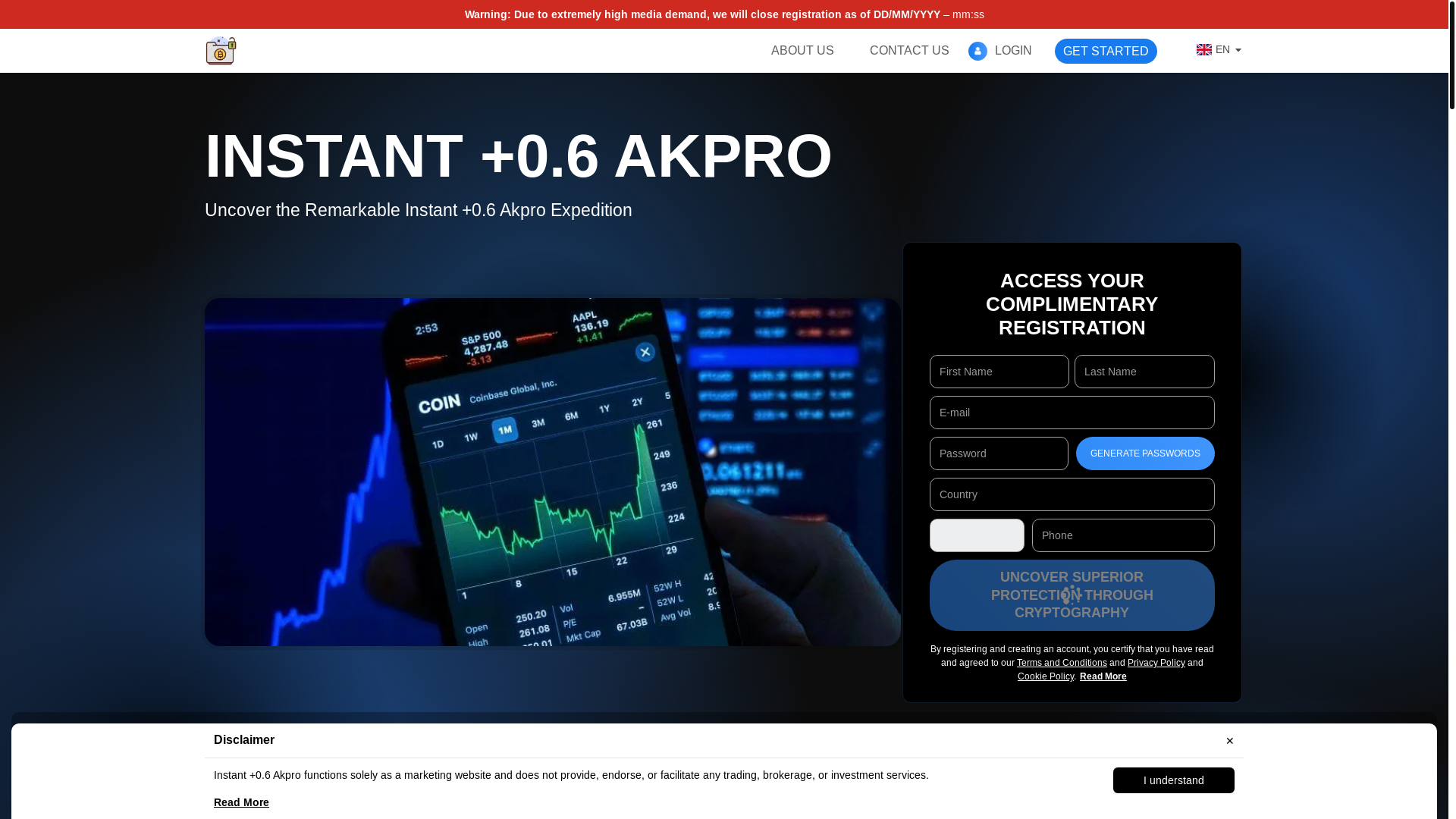 website screenshot of https://instant-6akpro.com/