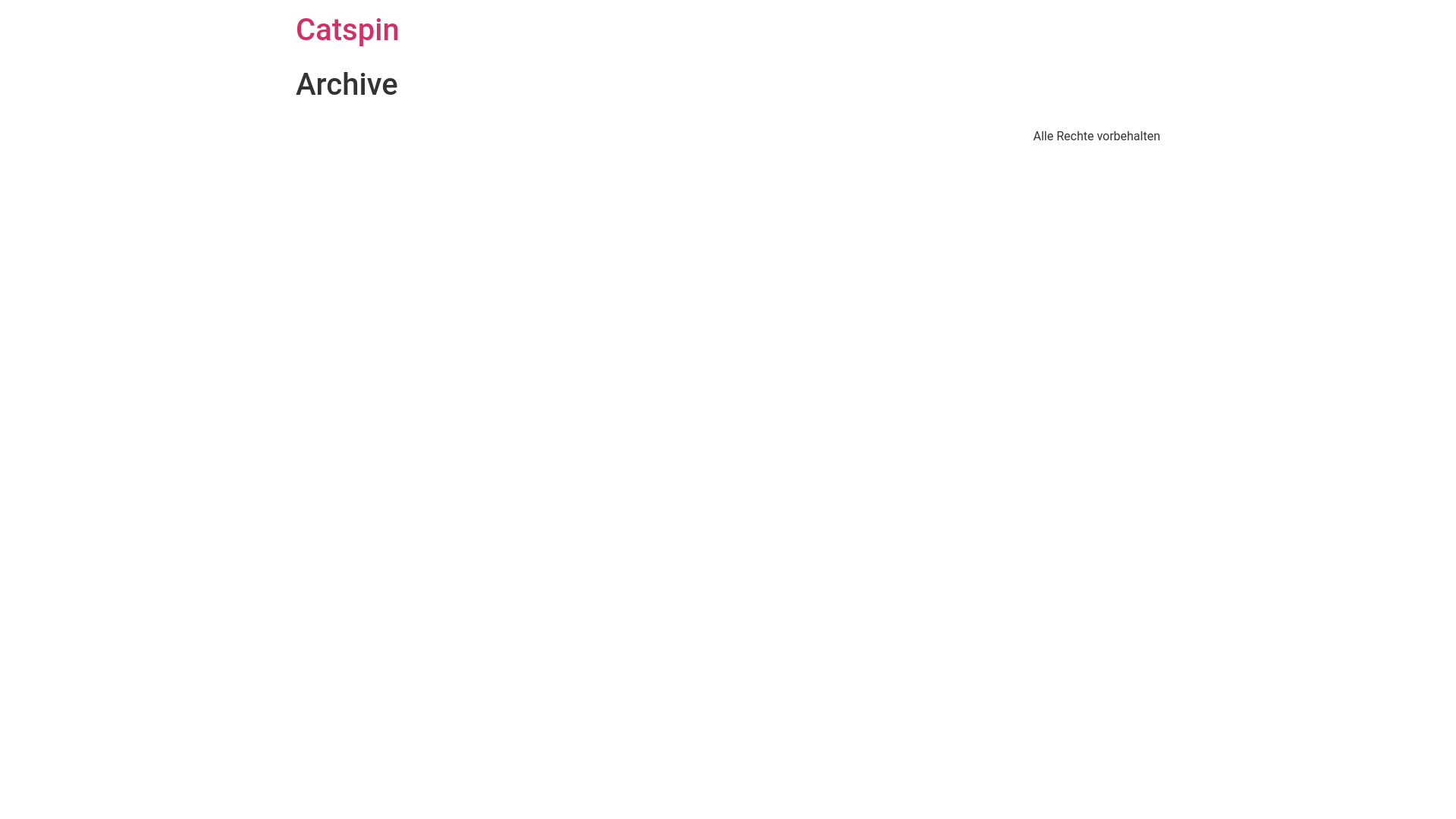 website screenshot of https://catspin.org/
