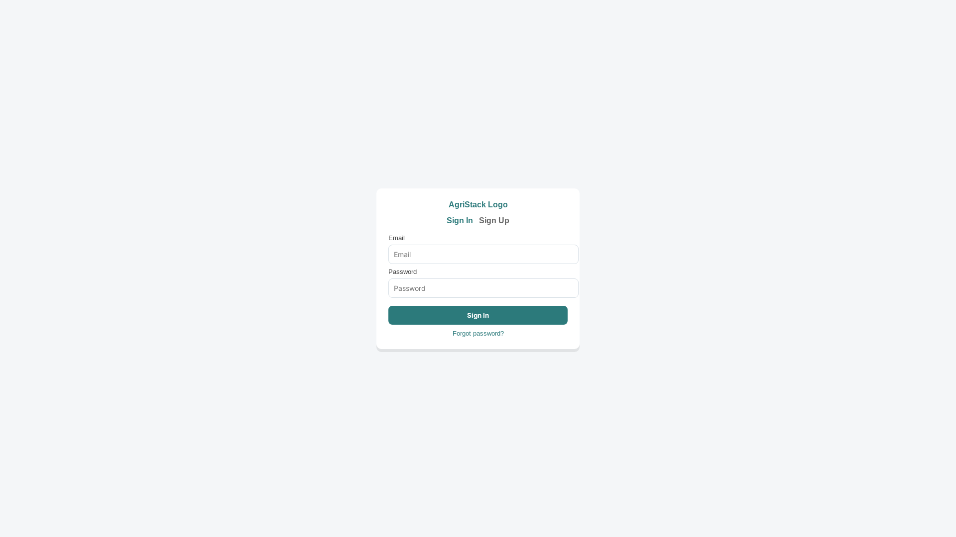 website screenshot of https://kisan.cards/
