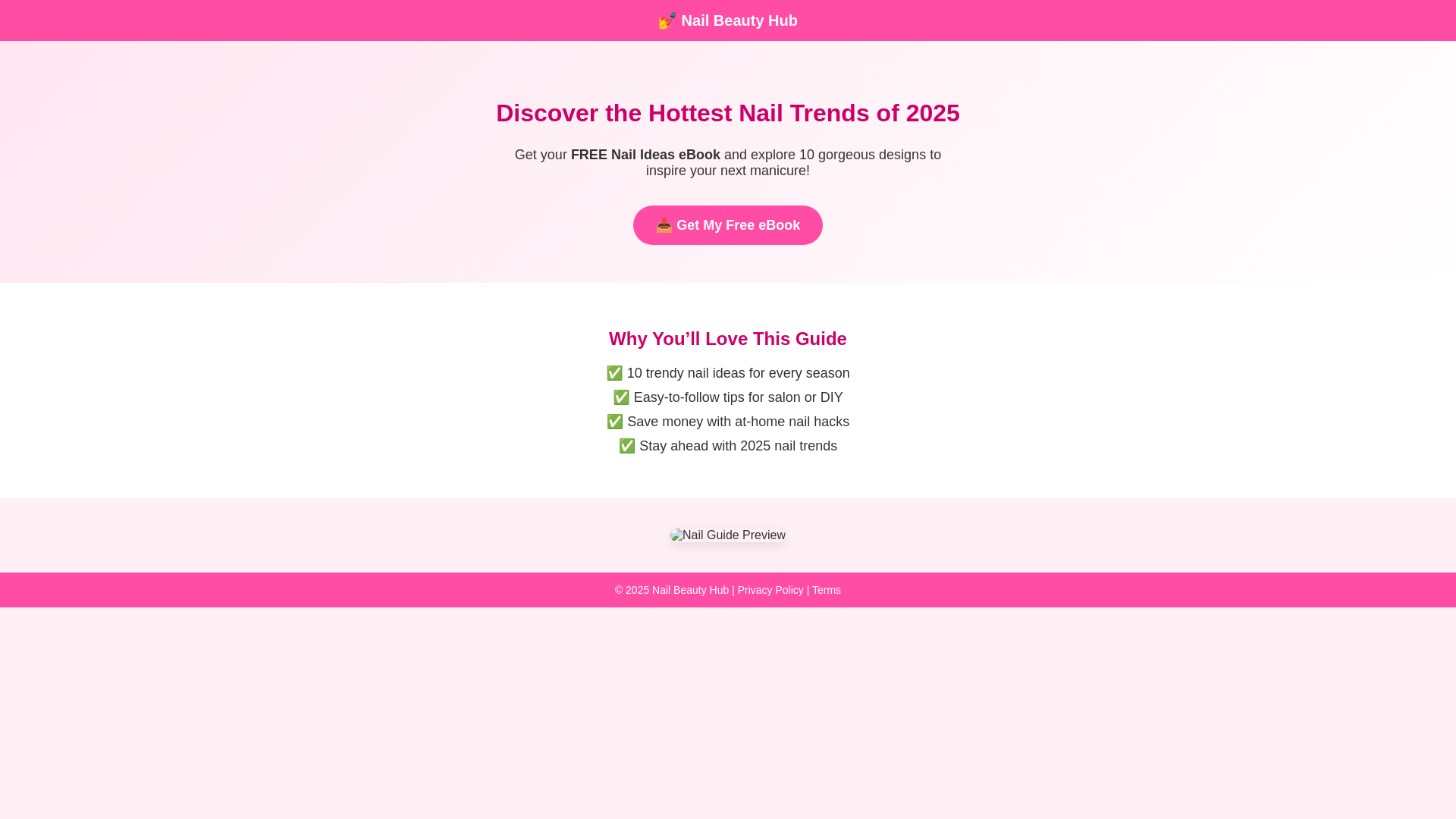 website screenshot of https://chicnails.pages.dev/
