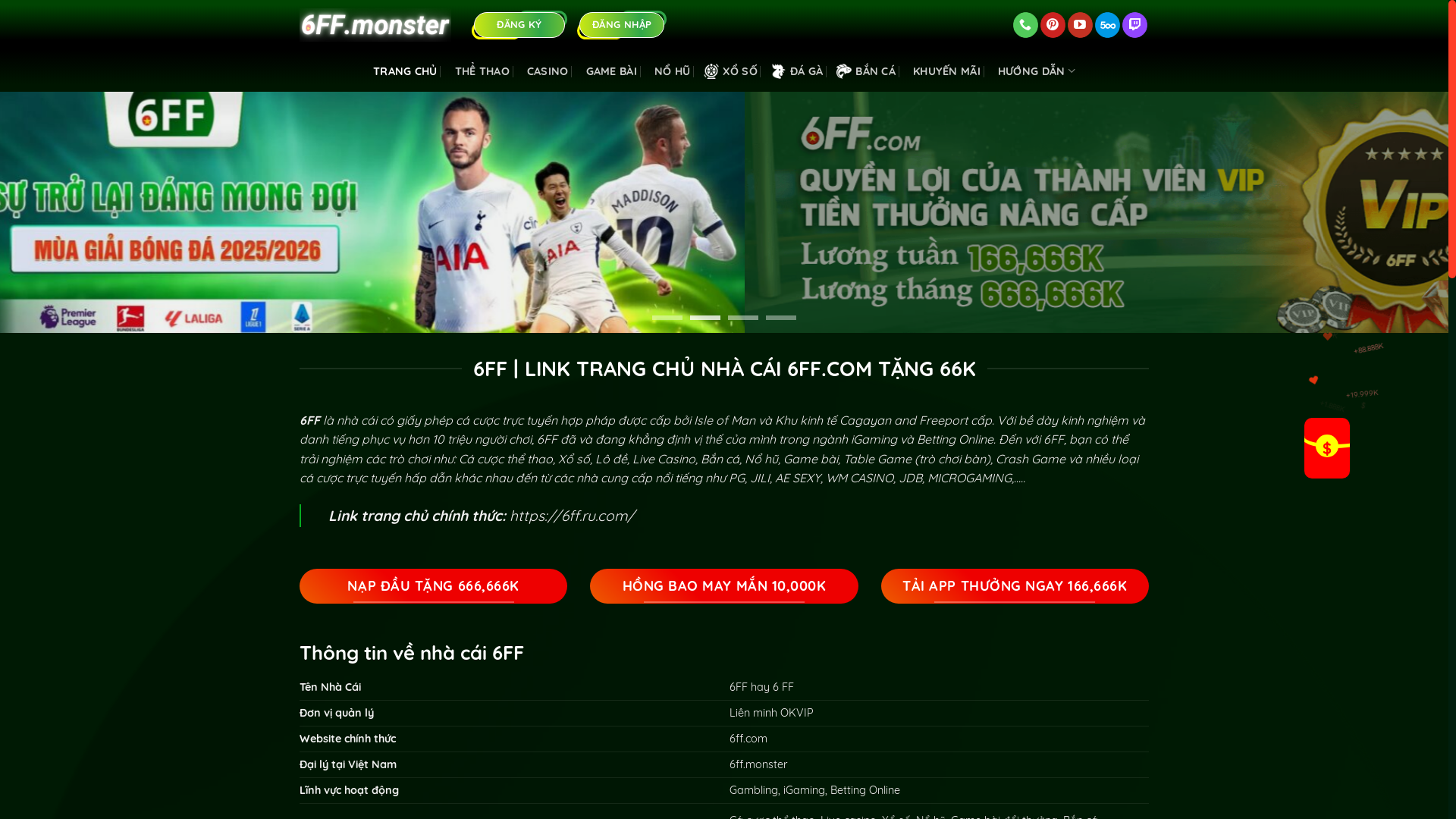website screenshot of https://6ff.ru.com/