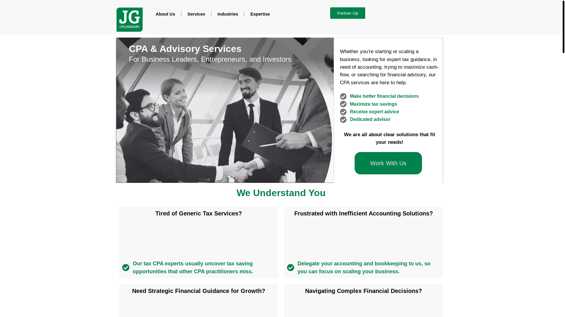 website screenshot of https://jgcpaconsults.com/