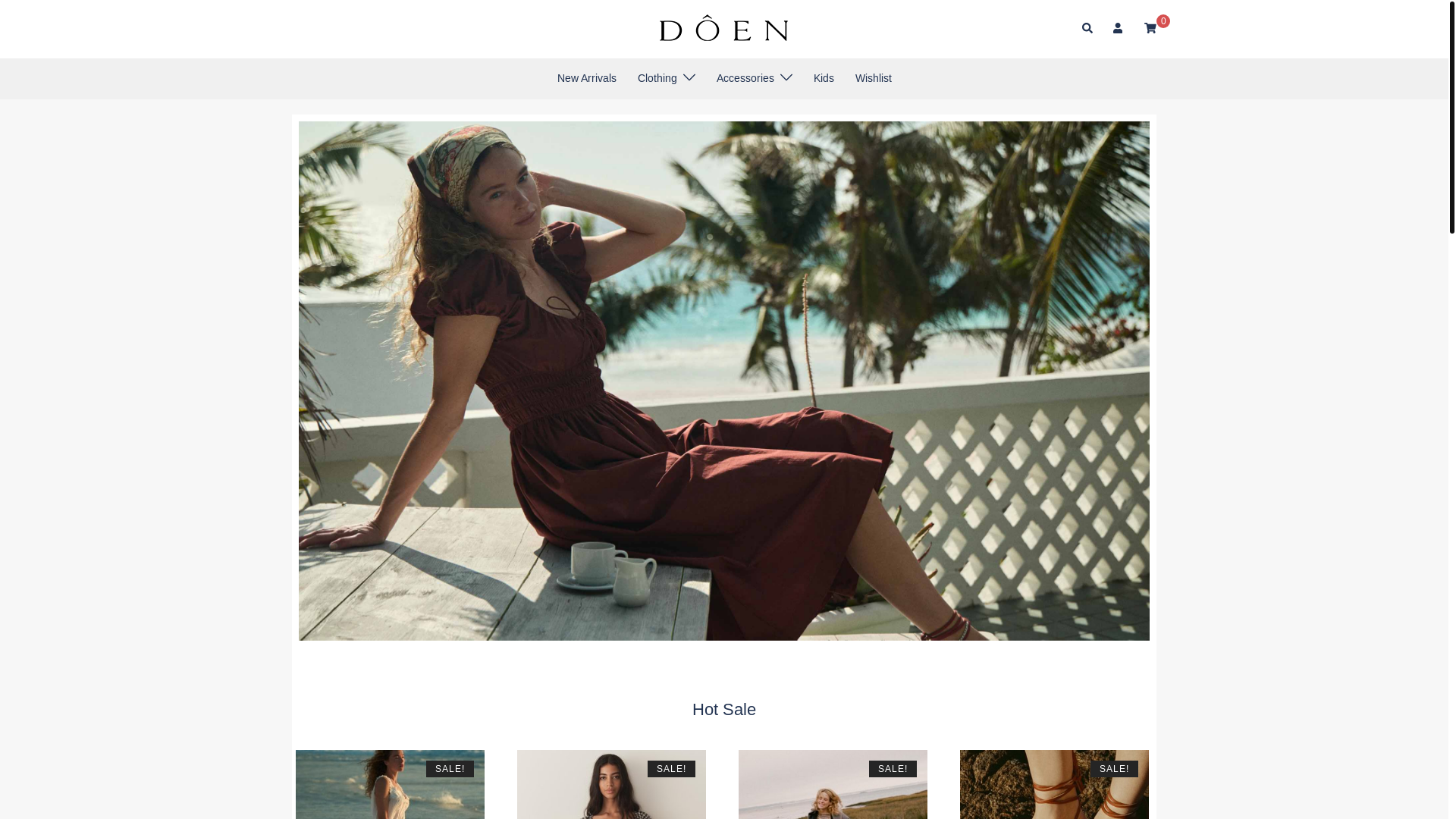 website screenshot of https://www.nildavictor.shop/