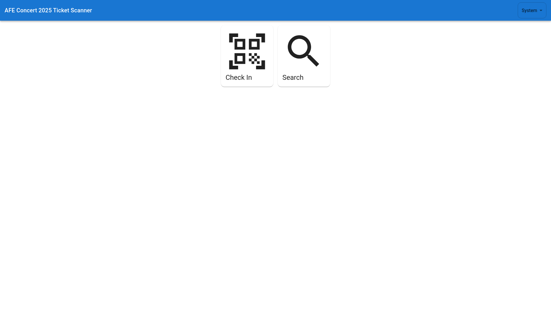 website screenshot of https://afe-concert-qr.pages.dev/