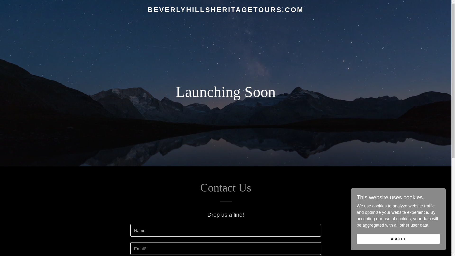 website screenshot of https://beverlyhillsheritagetours.com/