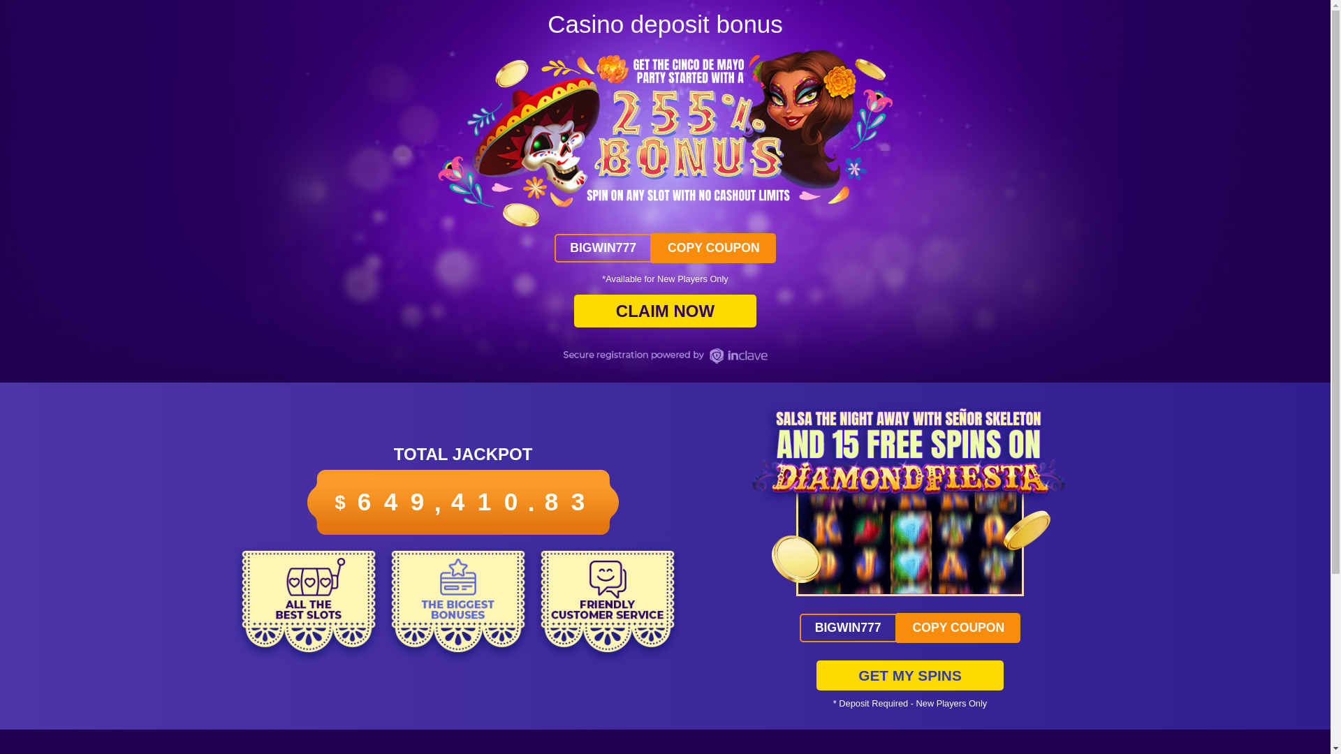 website screenshot of https://gala1.bond/