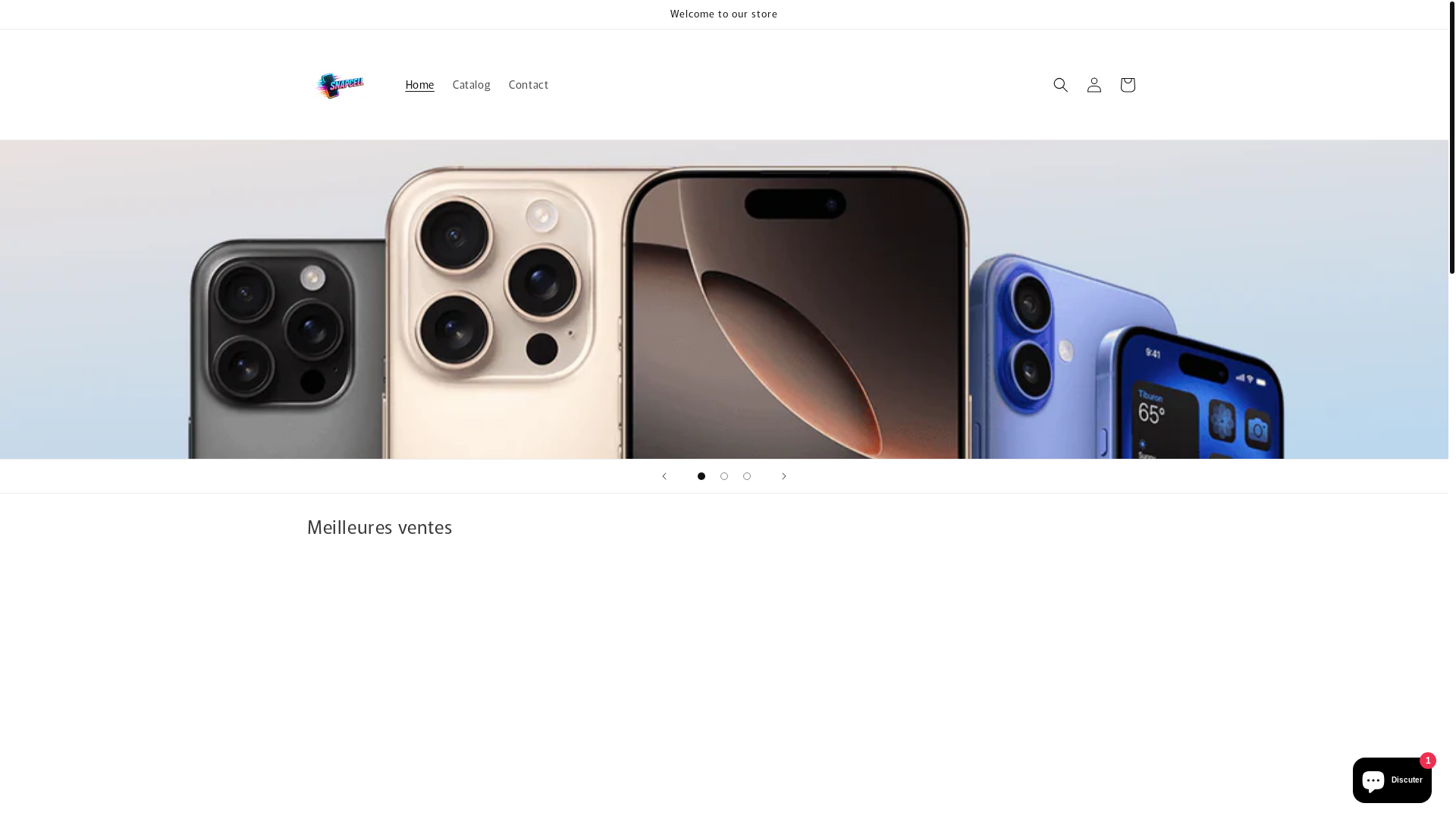 website screenshot of https://snapcell.fr/