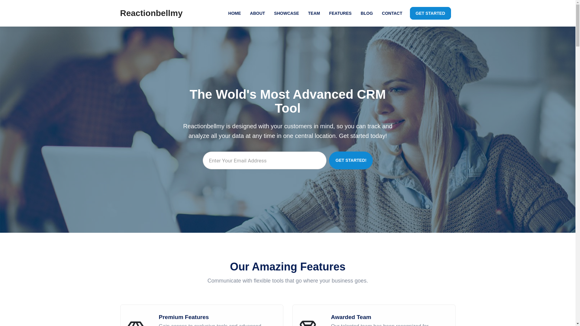 website screenshot of https://reactionbell.my.id/