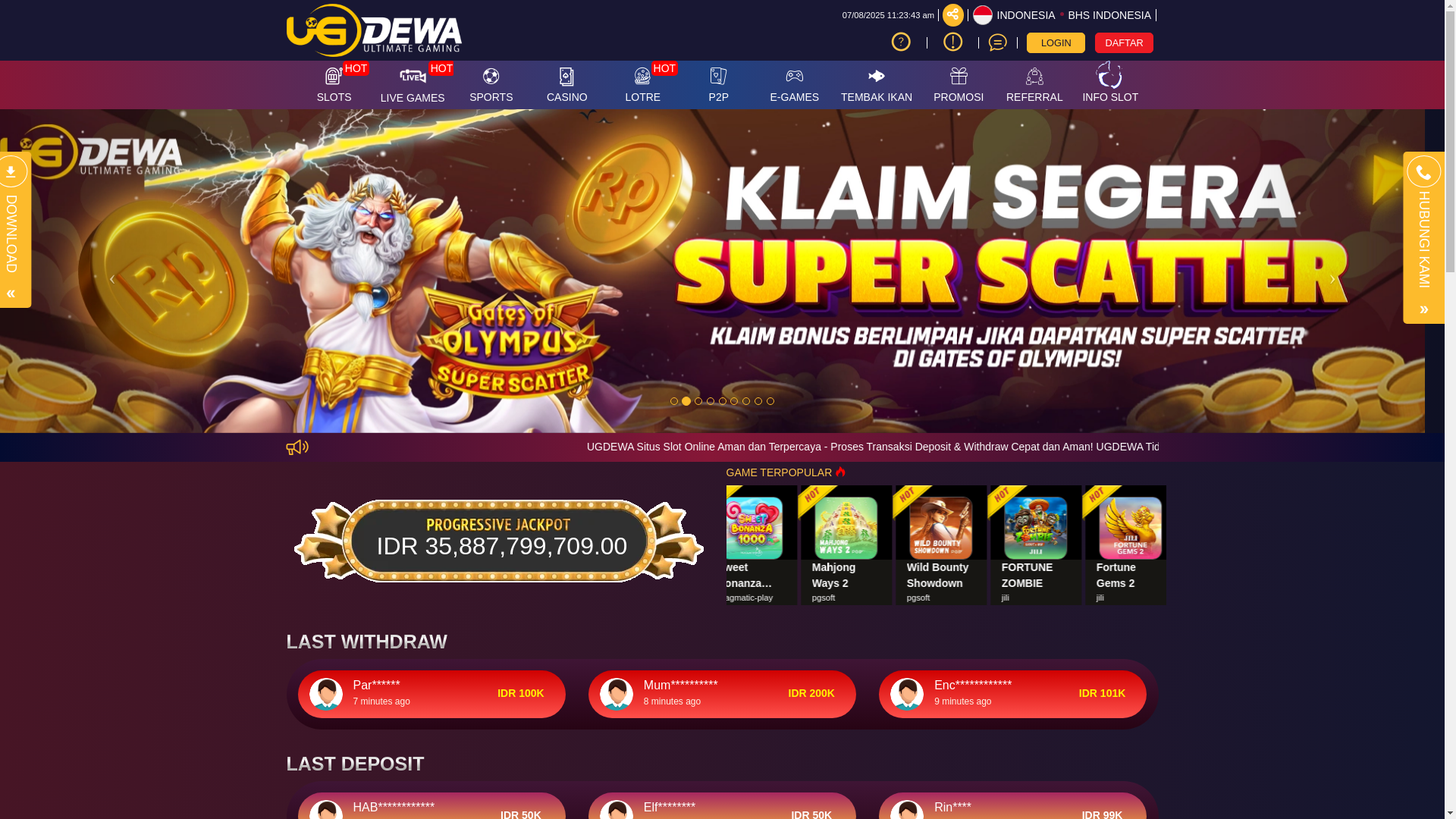 website screenshot of https://ugdewadays.xyz/