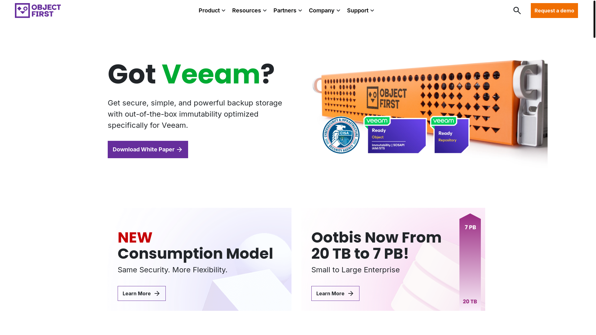 website screenshot of https://objectfirst-front-dev-01.pages.dev/