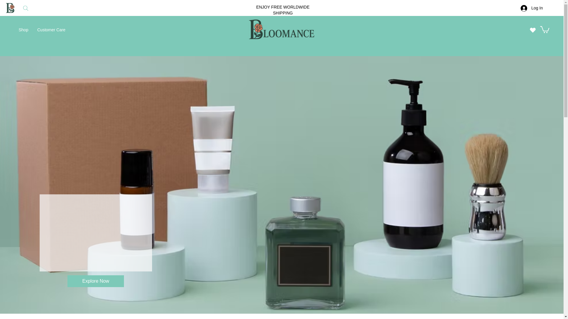 website screenshot of https://shopbloomance.com/