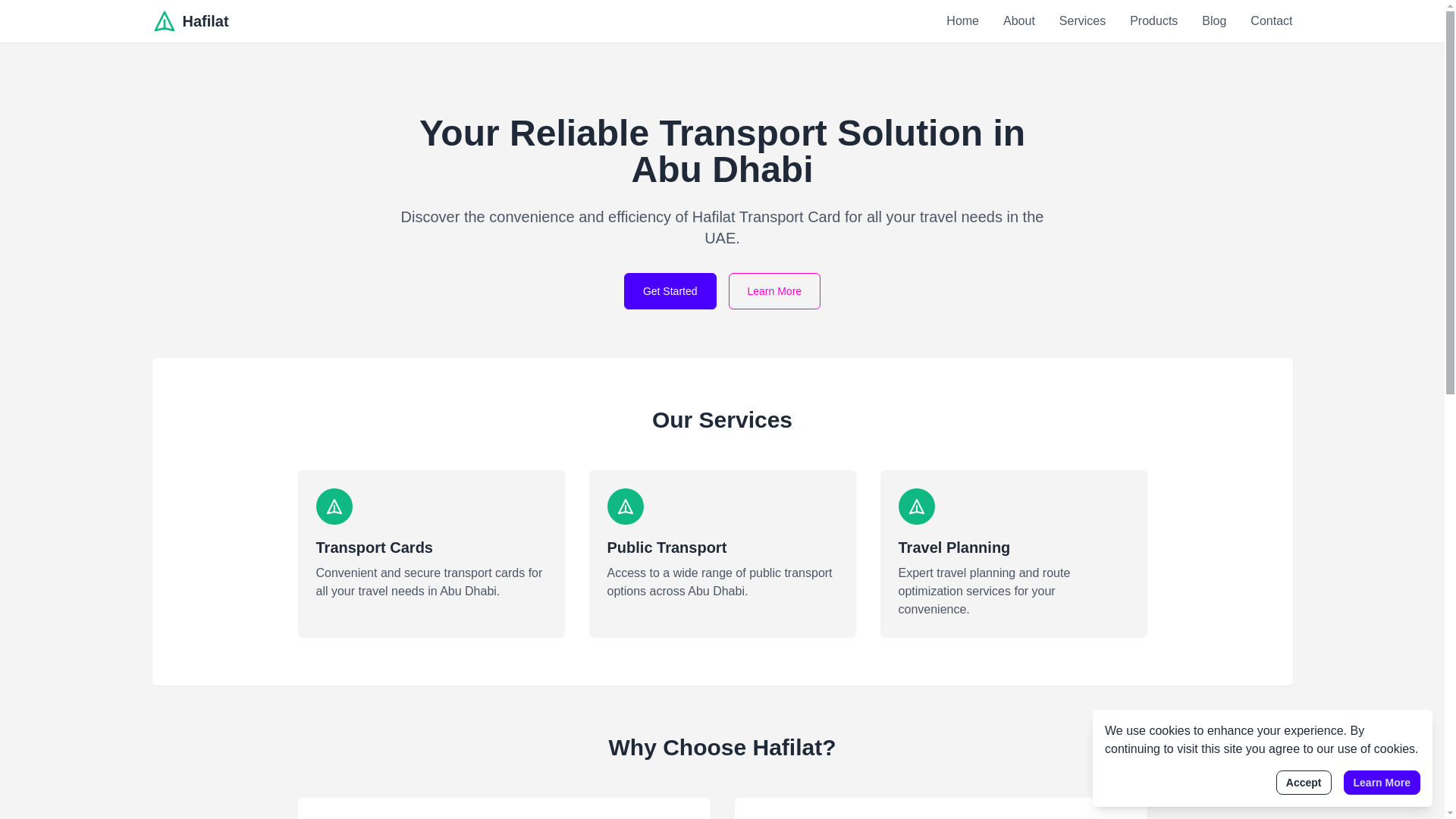 website screenshot of https://transport-halifat.icu/