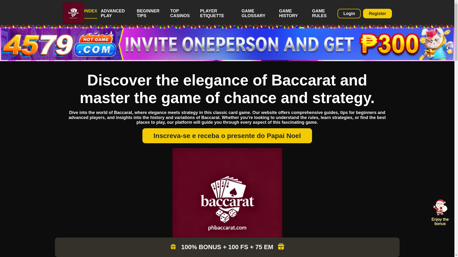 website screenshot of https://phbaccarat.com/