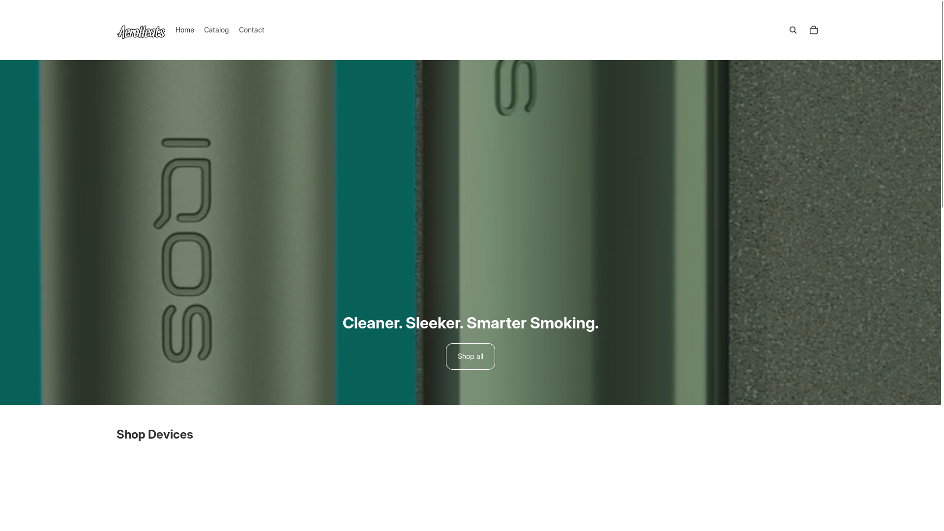 website screenshot of https://aeroheats.com/