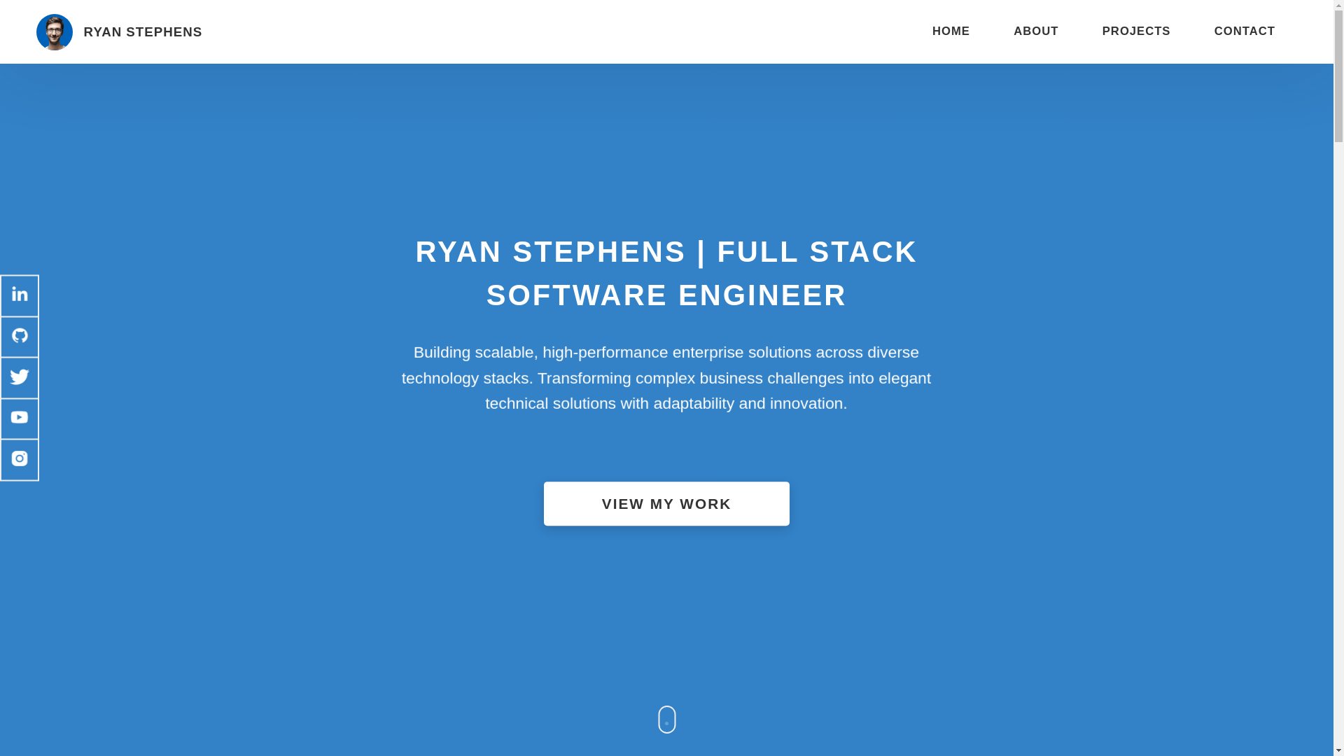 website screenshot of https://ryan-stephens.dev/